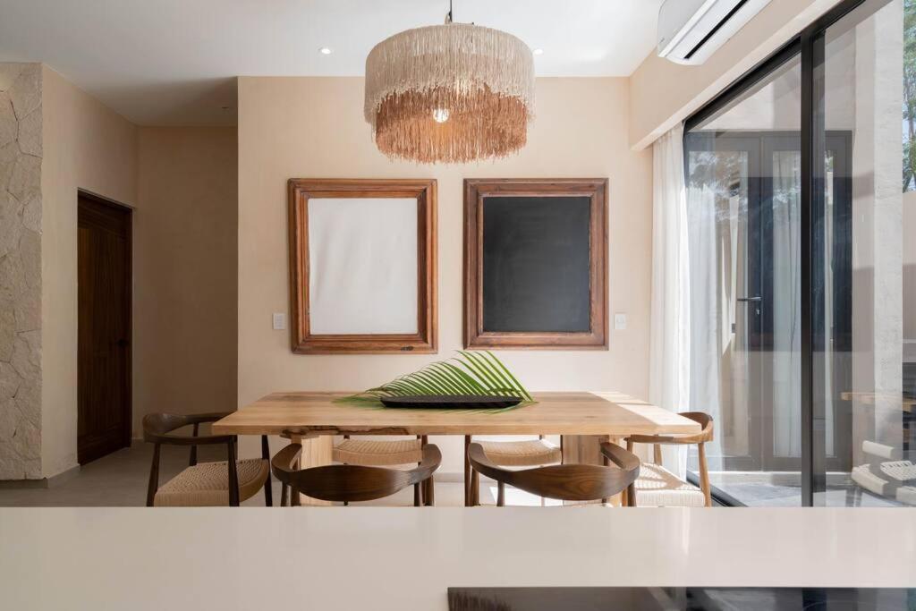 Apartament Lujoso Departamento Boho-Chic Con Alberca Privada Tulum Zewnętrze zdjęcie