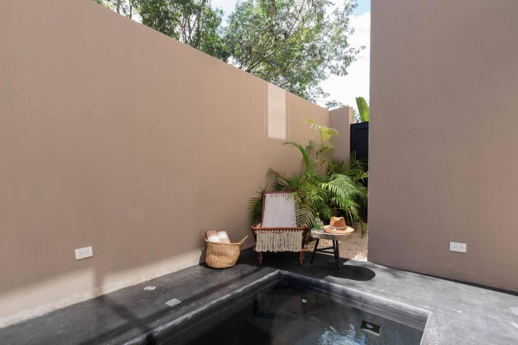 Apartament Lujoso Departamento Boho-Chic Con Alberca Privada Tulum Zewnętrze zdjęcie