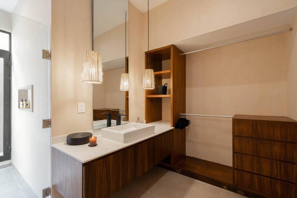 Apartament Lujoso Departamento Boho-Chic Con Alberca Privada Tulum Zewnętrze zdjęcie