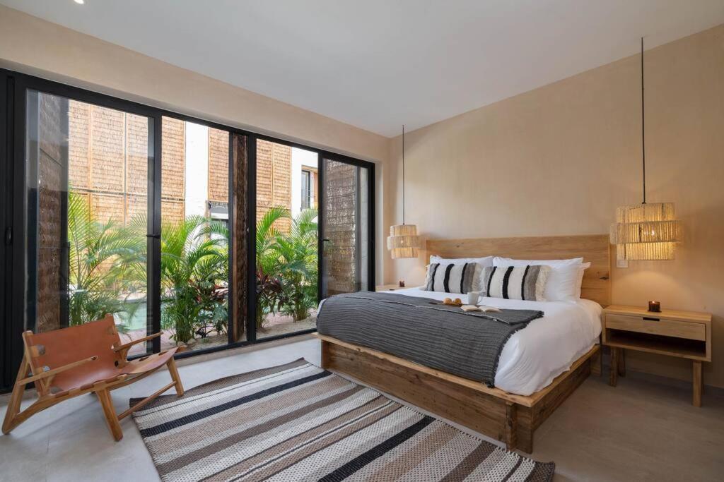 Apartament Lujoso Departamento Boho-Chic Con Alberca Privada Tulum Zewnętrze zdjęcie